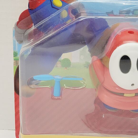 NEW Jakks Pacific 91438 World of Nintendo 4" Mario SHY GUY W/PROPELLER Figure - Picture 5 of 16